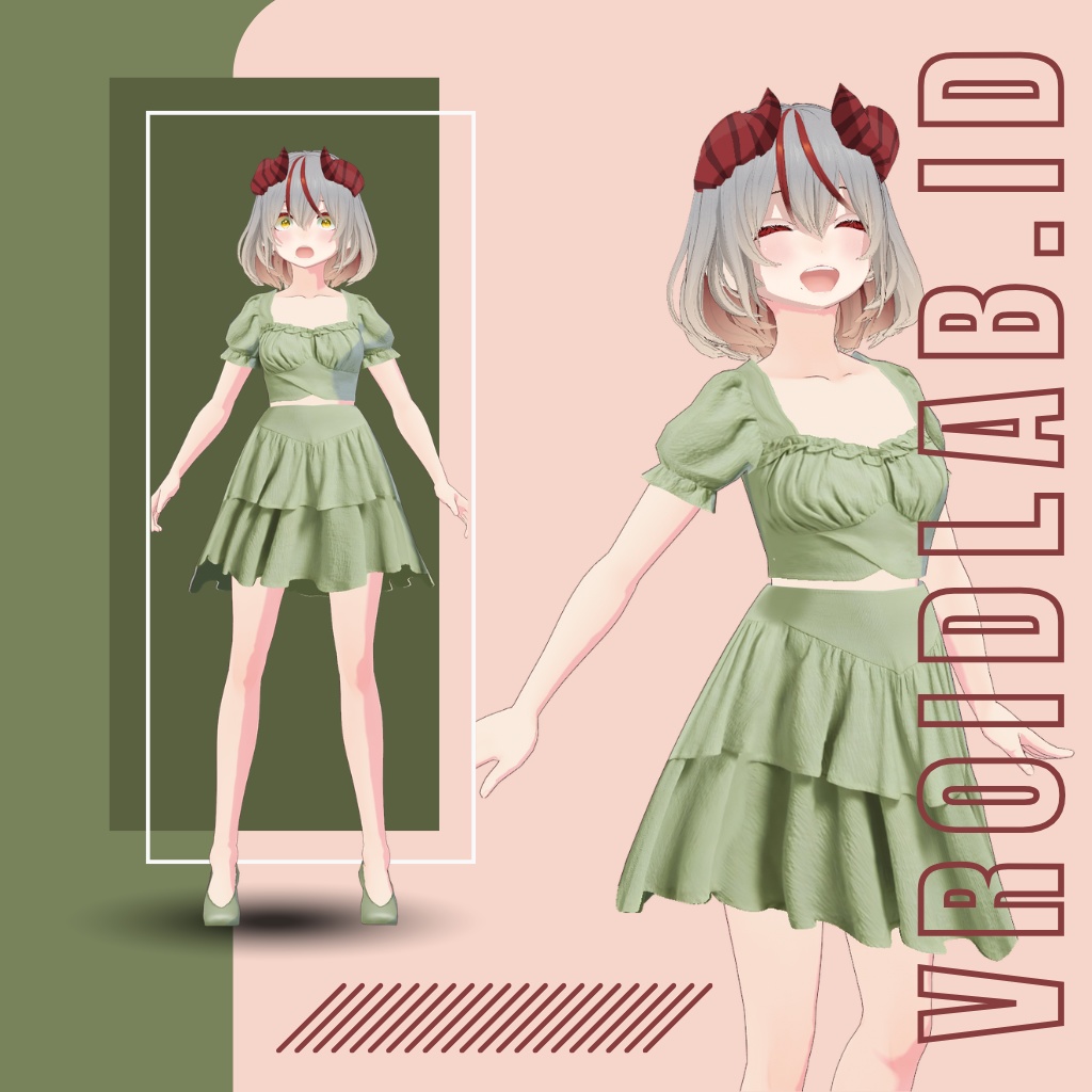 Yami-Momo  VRoid Studio Outfit Anime Style Virtual Fashion image