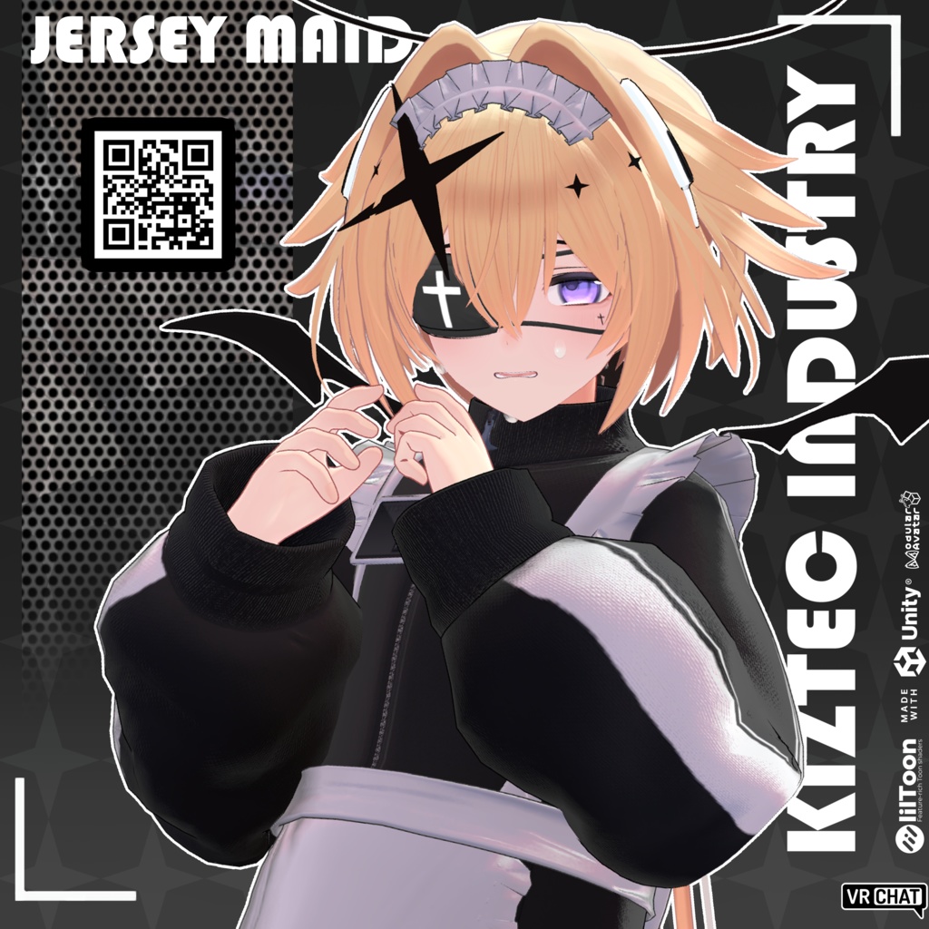 【SASIKIZUアバター4体対応】ジャージメイド image