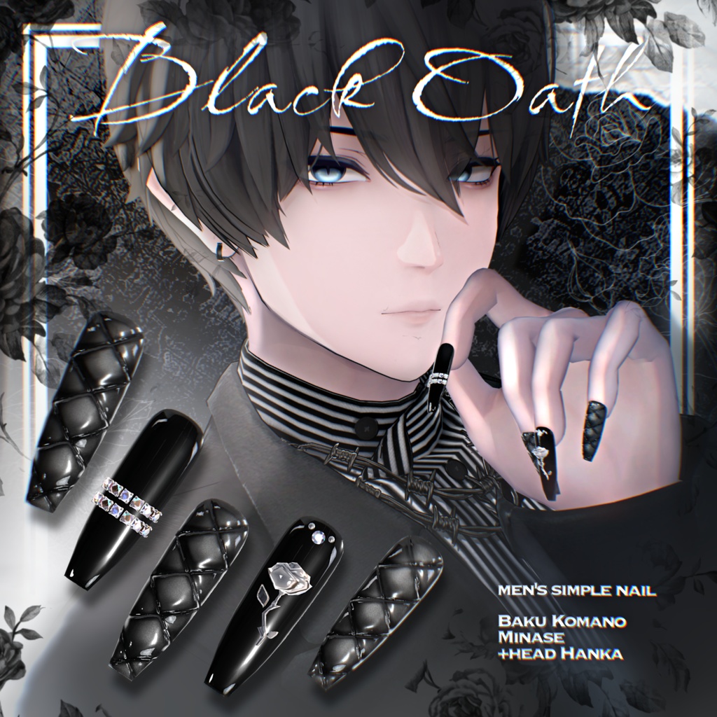 Sale onBlack Oath MA-compliant nails image