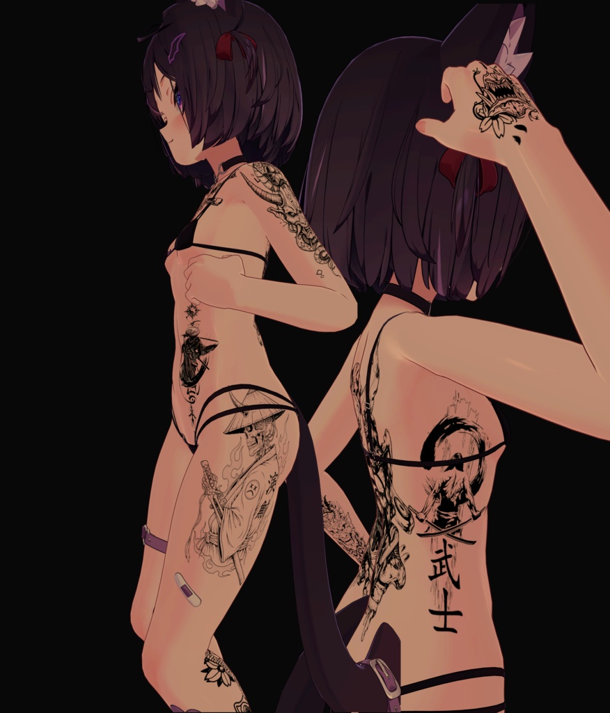 Oni no Kokuin ( 鬼の刻印 )/ tattoo ( タトゥー ) / 4k Textures  image