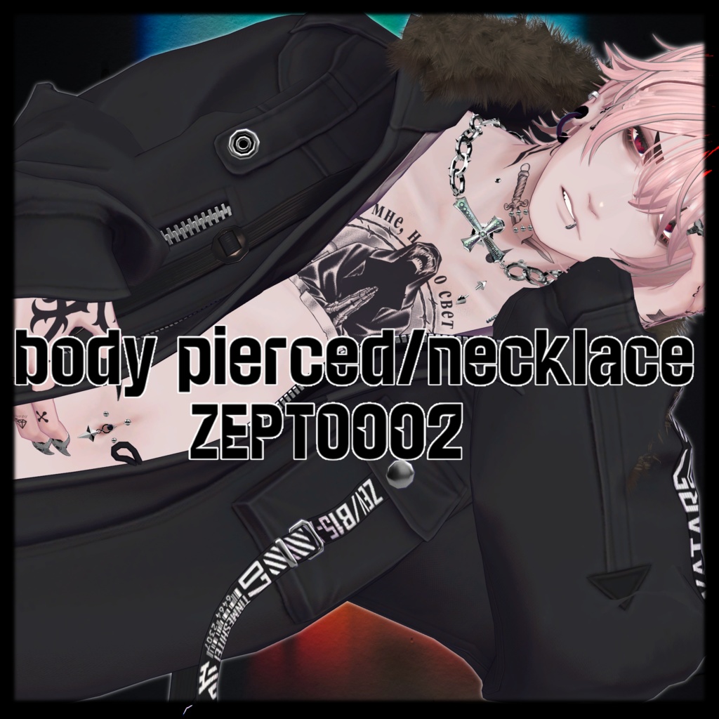 Body Pierced Necklace/ZEPTO002 image