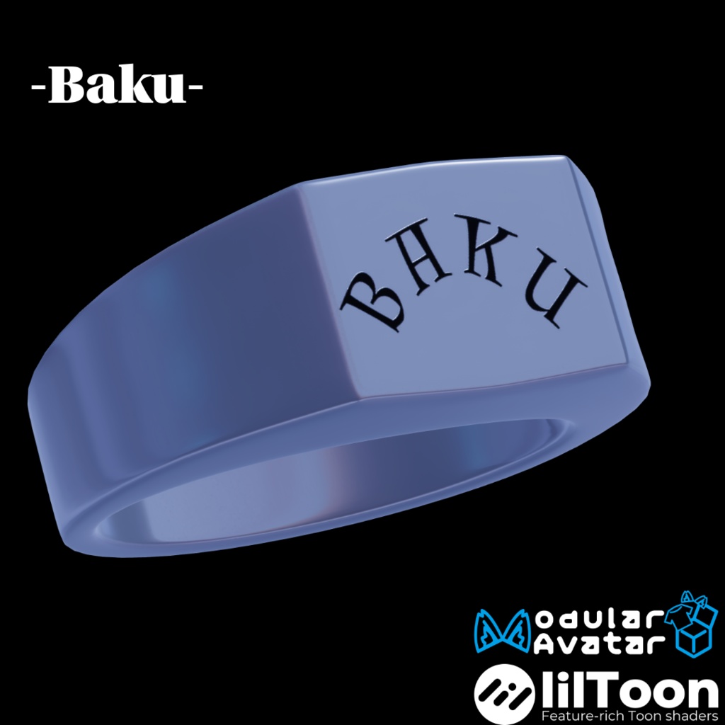【 獏/Baku 】獏リング image