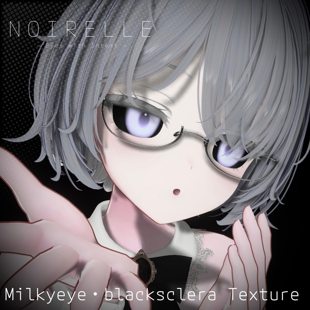 All 8 colours, 32 types Milkyeyeblacksclera texture image