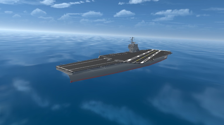 [VRChat向け仮想空母](ギミックなし) image