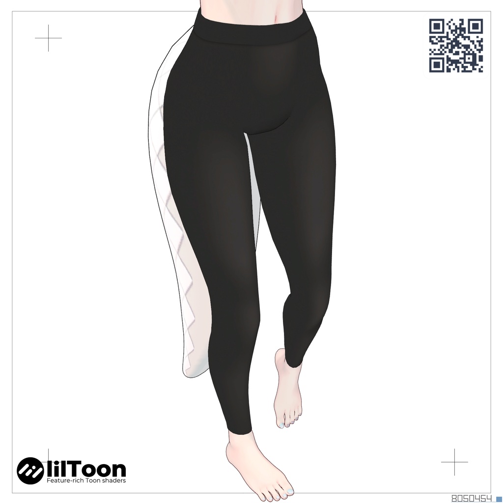 【B01&A1Xボディ向け】しっぽ用穴あきレギンス image