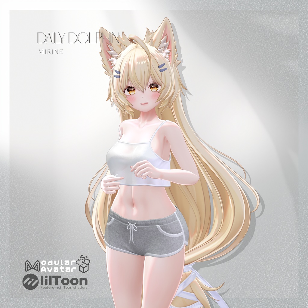 【7アバター対応】 Daily Dolphin 【VRChat】 image