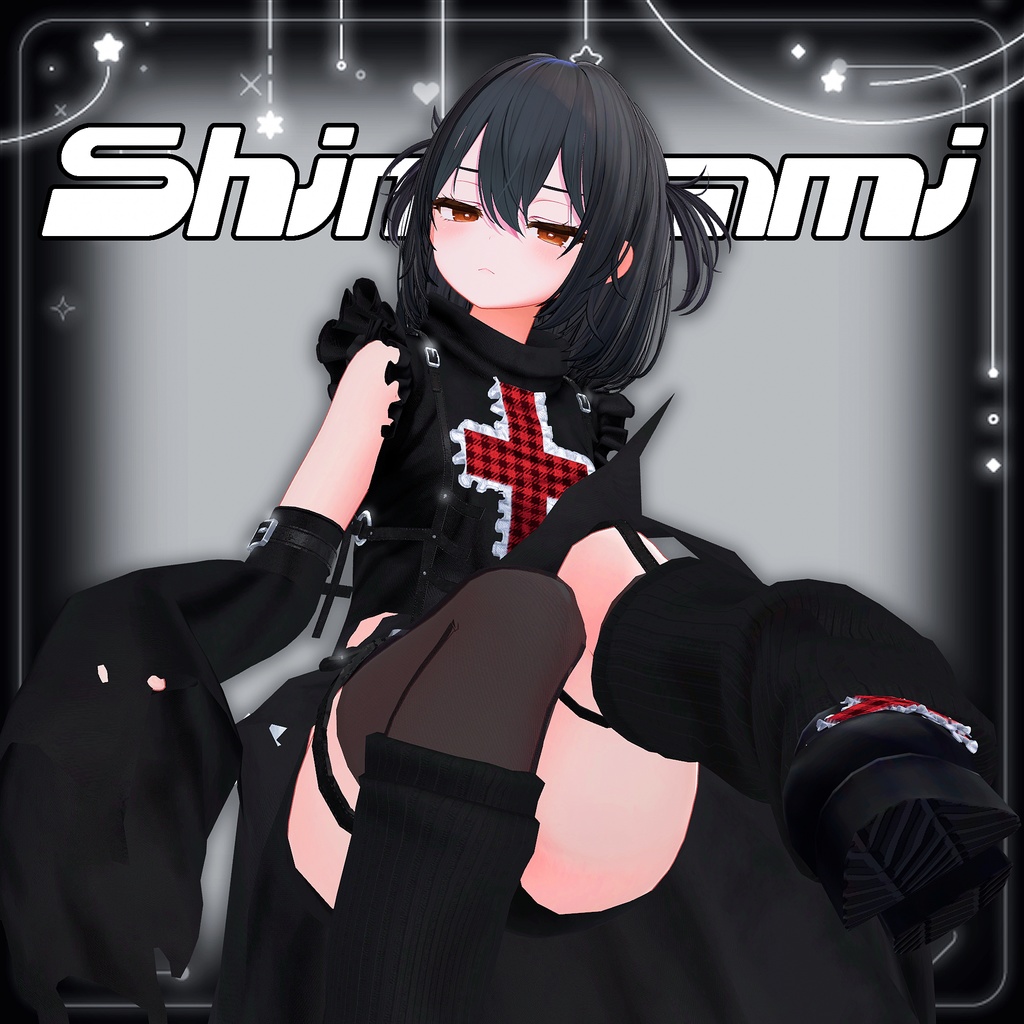 ♥4アバター対応♥VRChat衣装『しにがみ』Shinigami image