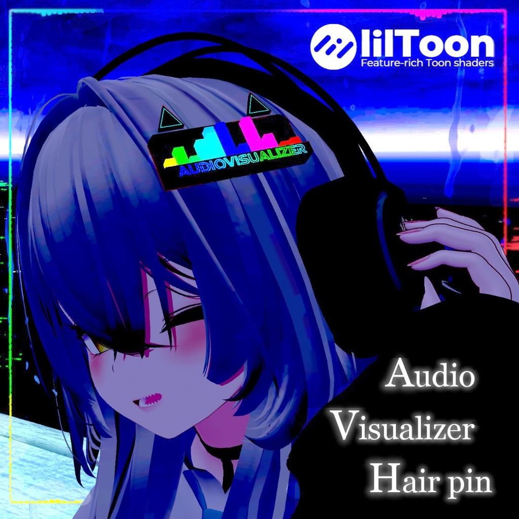 オーディオビジュアライザーへアピン　【MA対応】 image