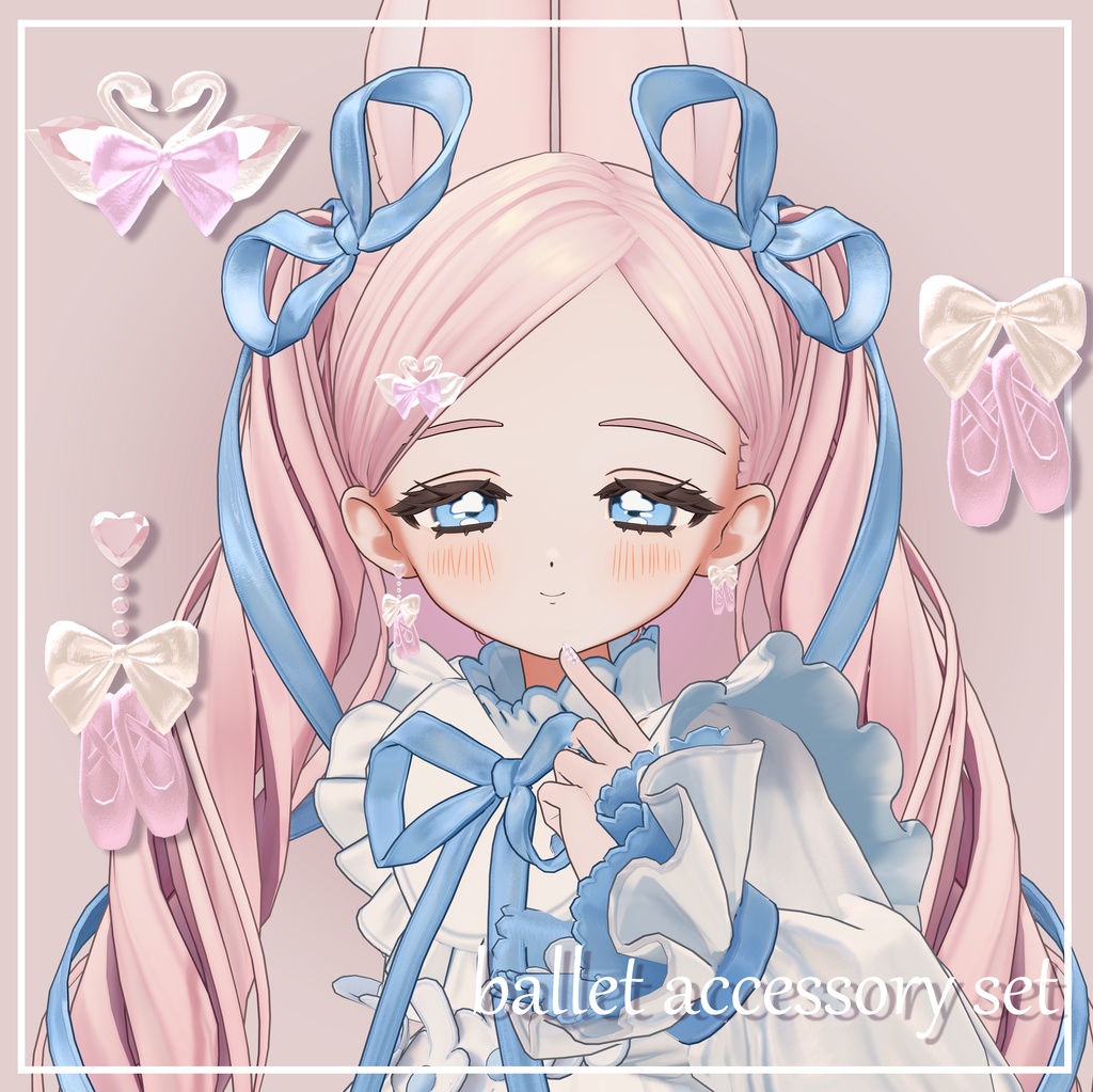ballet accessory set /バレエモチーフ image