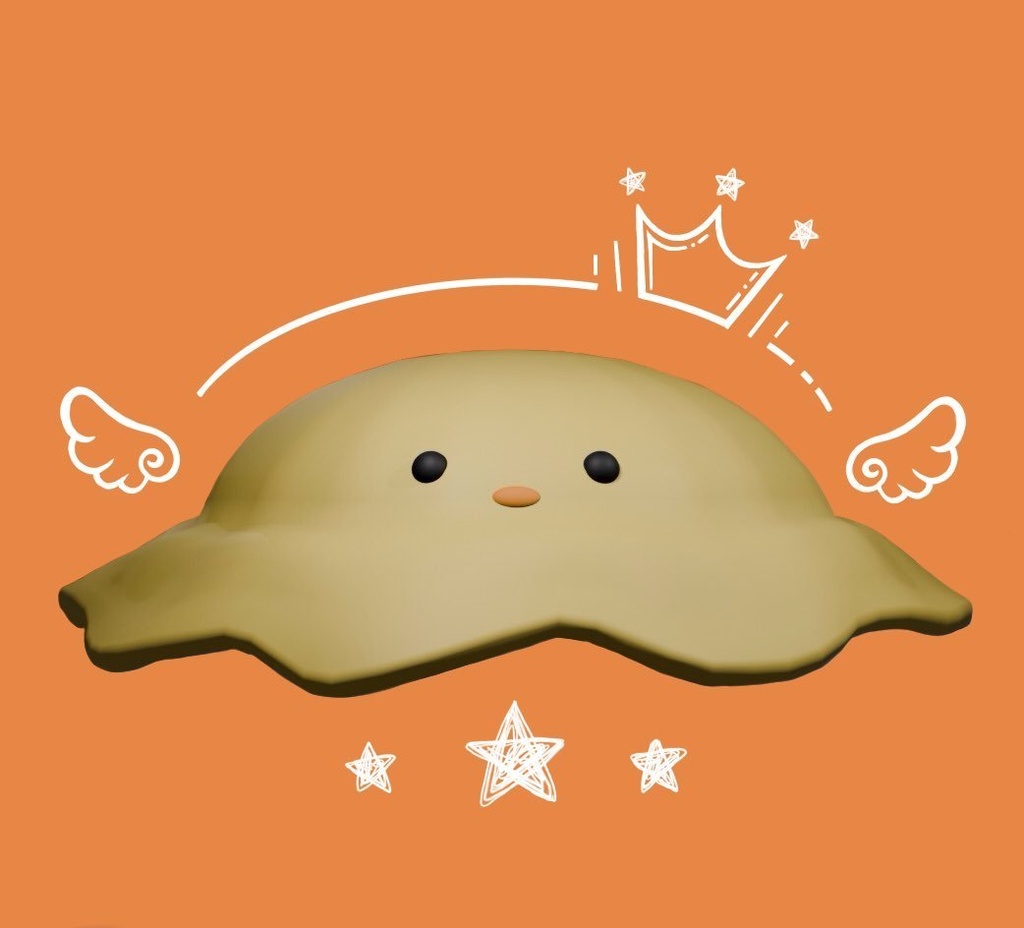 【VRChat/Quest対応】おちゃめな！ひよこ帽子☆ image