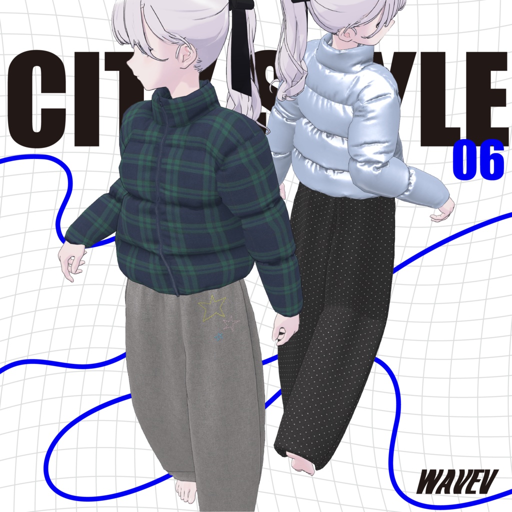 【VRC Outfit】CityStyle06［男女８アバター対応 / MA設定済み］ image