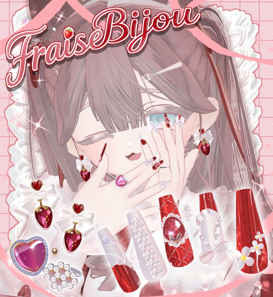 【8Avater対応】Fraise Bijou ✦いちごの宝石✦ image