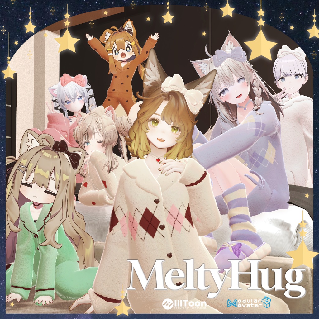 【5アバター＆まめふれんず対応】MeltyHug image