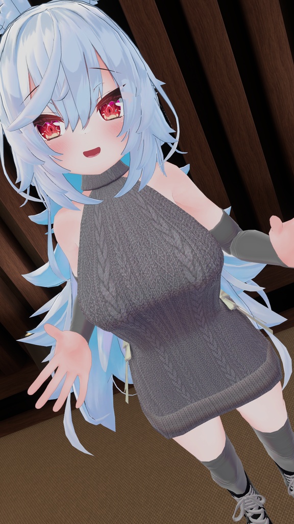 【無料】ティコ・ポプリ用衣装　「Off Shoulder Sweater」 image