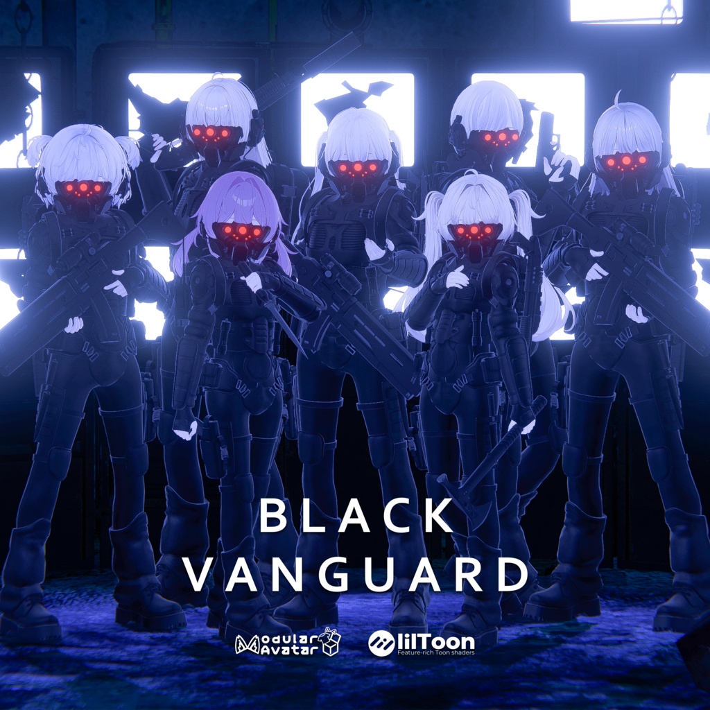 【18アバター対応】『BLACK VANGUARD』【VRChat】 image