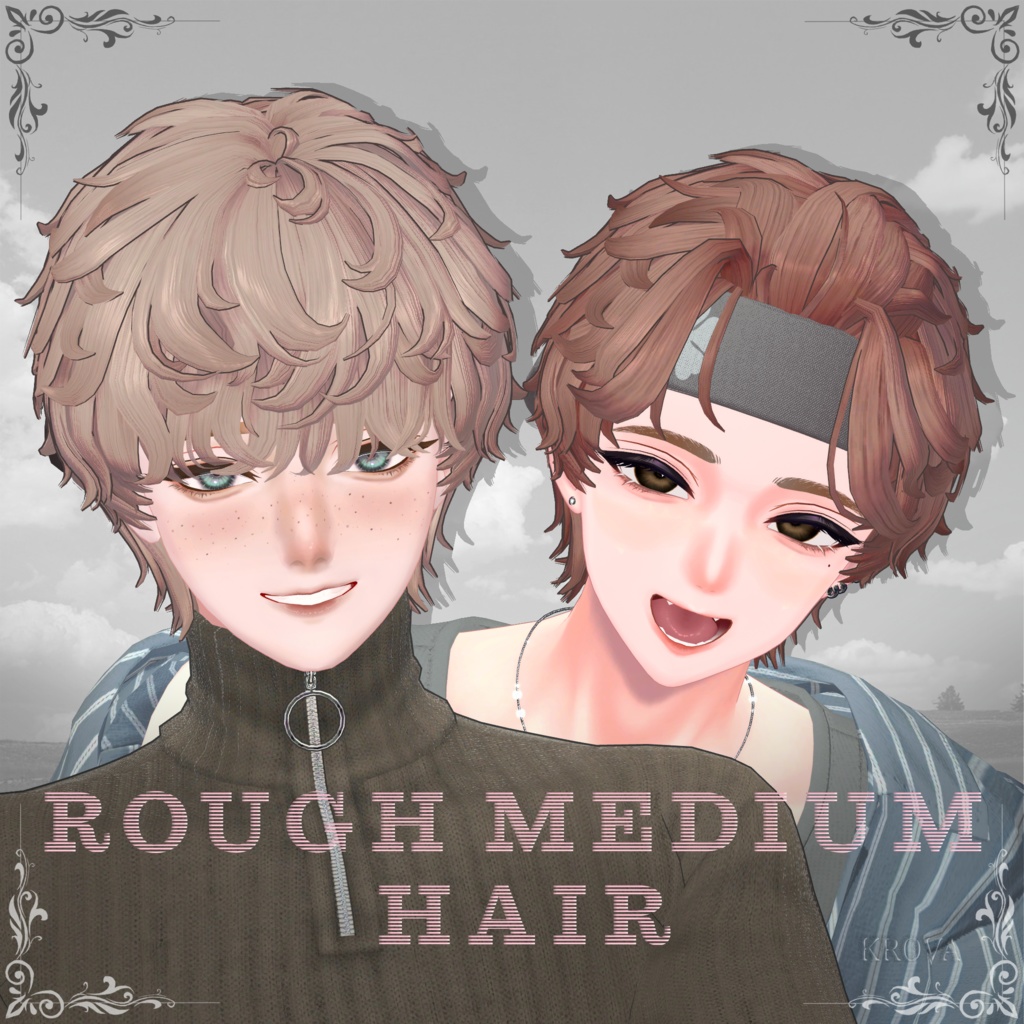 ✦Rough Medium Hair✦ image