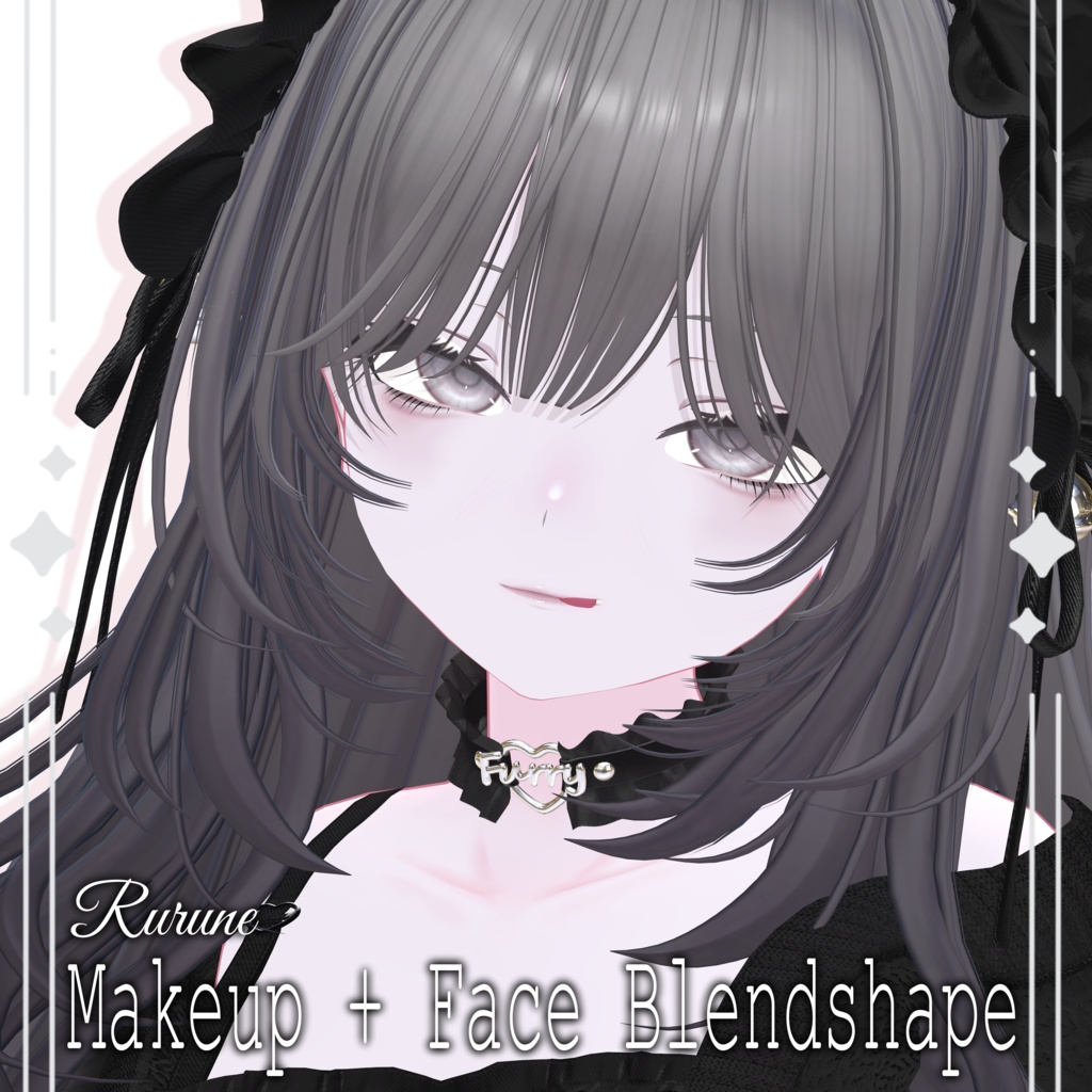 ［Rurune］Makeup + Face Blendshape ♡ ルルネ メイクテクスチャ フェイスブレンドシェイプ image