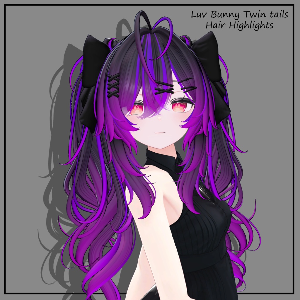 Luv Bunny Twin tails Texture Mask for Highlights image