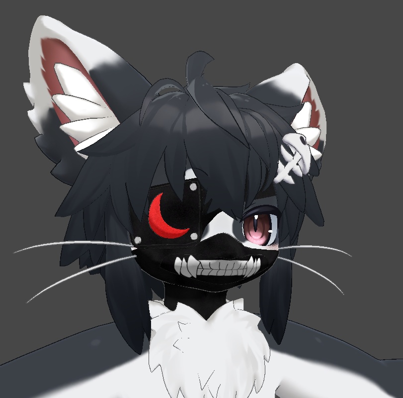 【VRChat想定3Dモデル】東京喰種トーキョーグール Chaloカネキ ケン Modular Avatar image