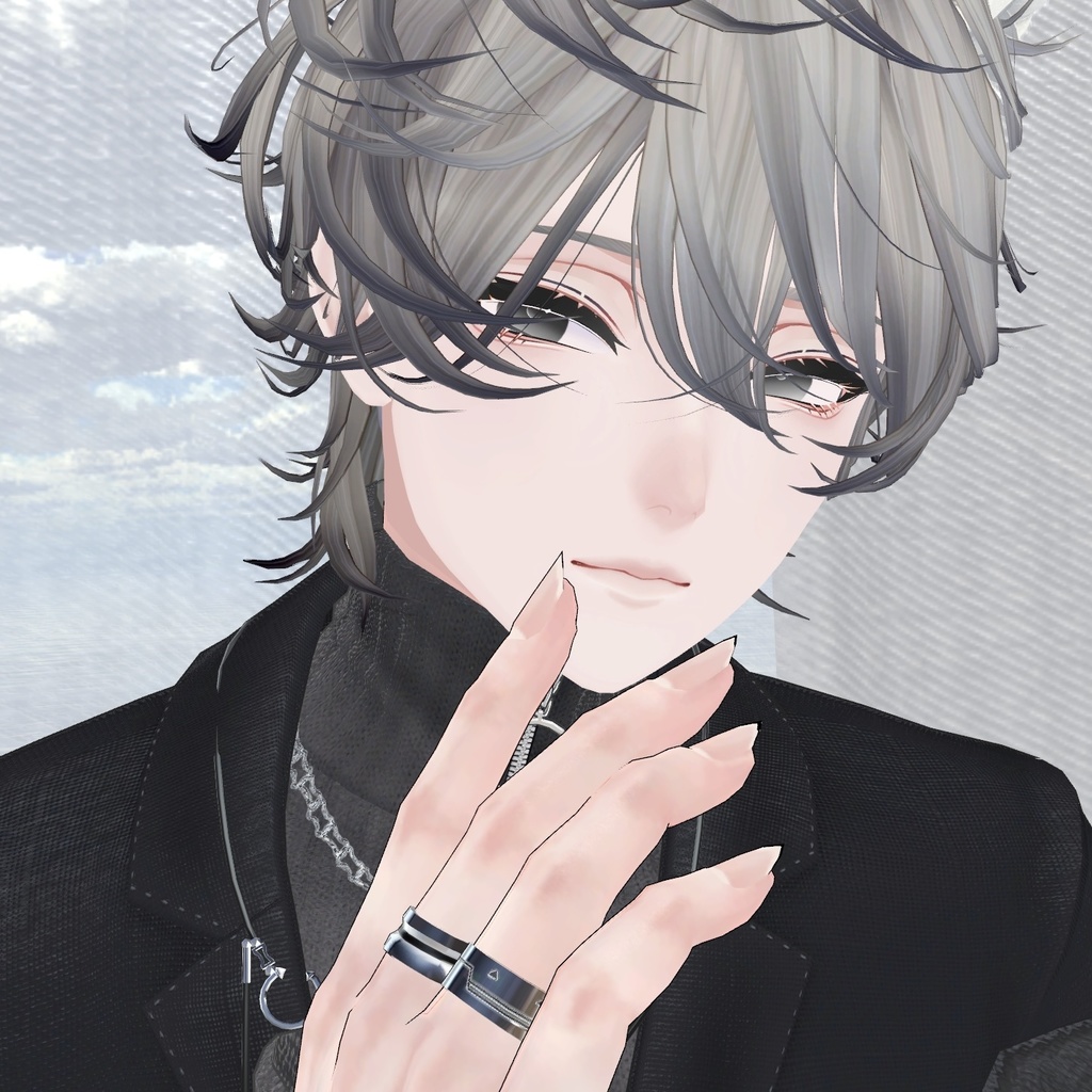 【無料】【斑霞対応】モノクロアイ image