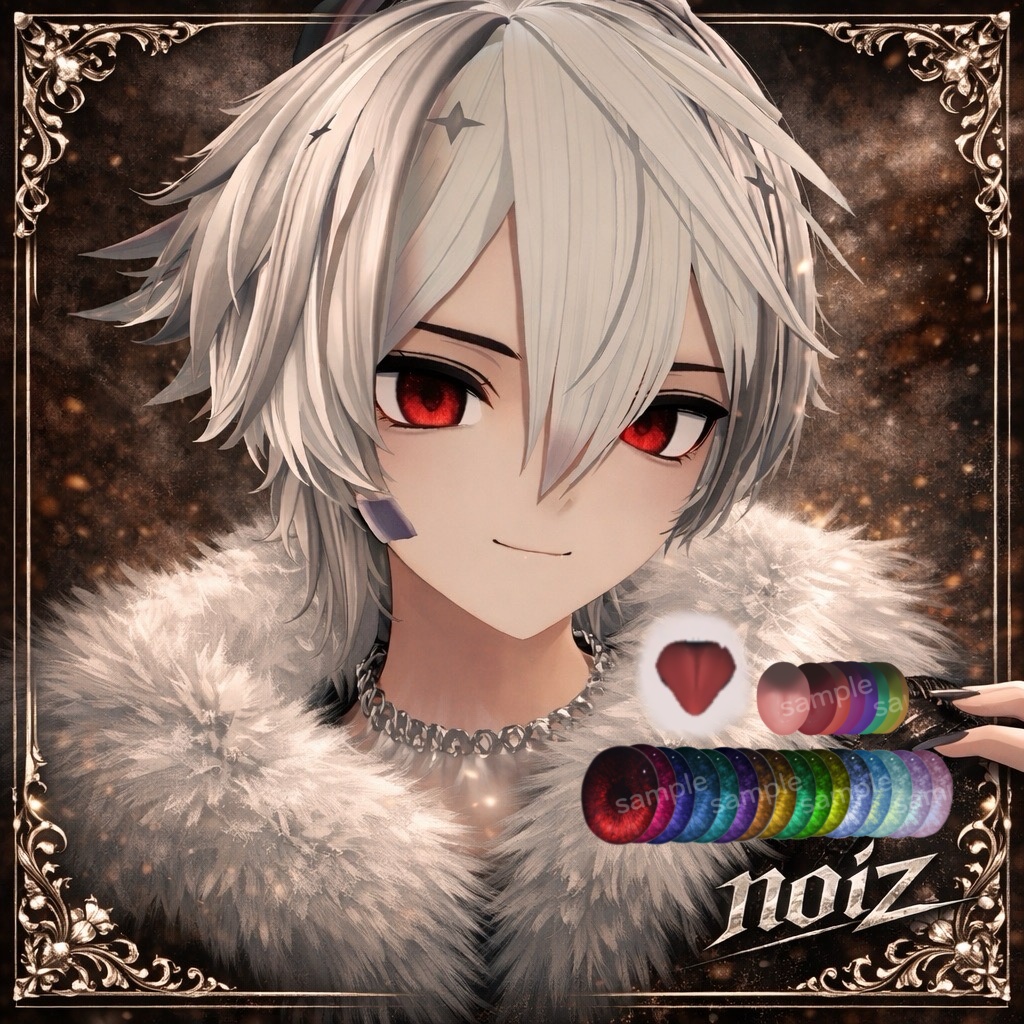 Noiz専用 Eye texture+Make up+Tongue color  image