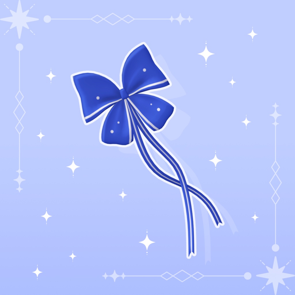 【Free】SoftBlueRibbon💙WhiteDayGift #LuaLua3D image