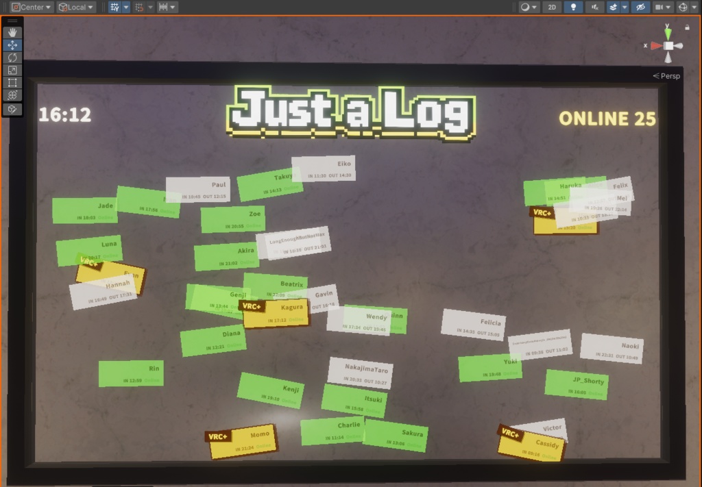 【無料】ベタベタ貼られていくJoinLog 【読みにくい】 image