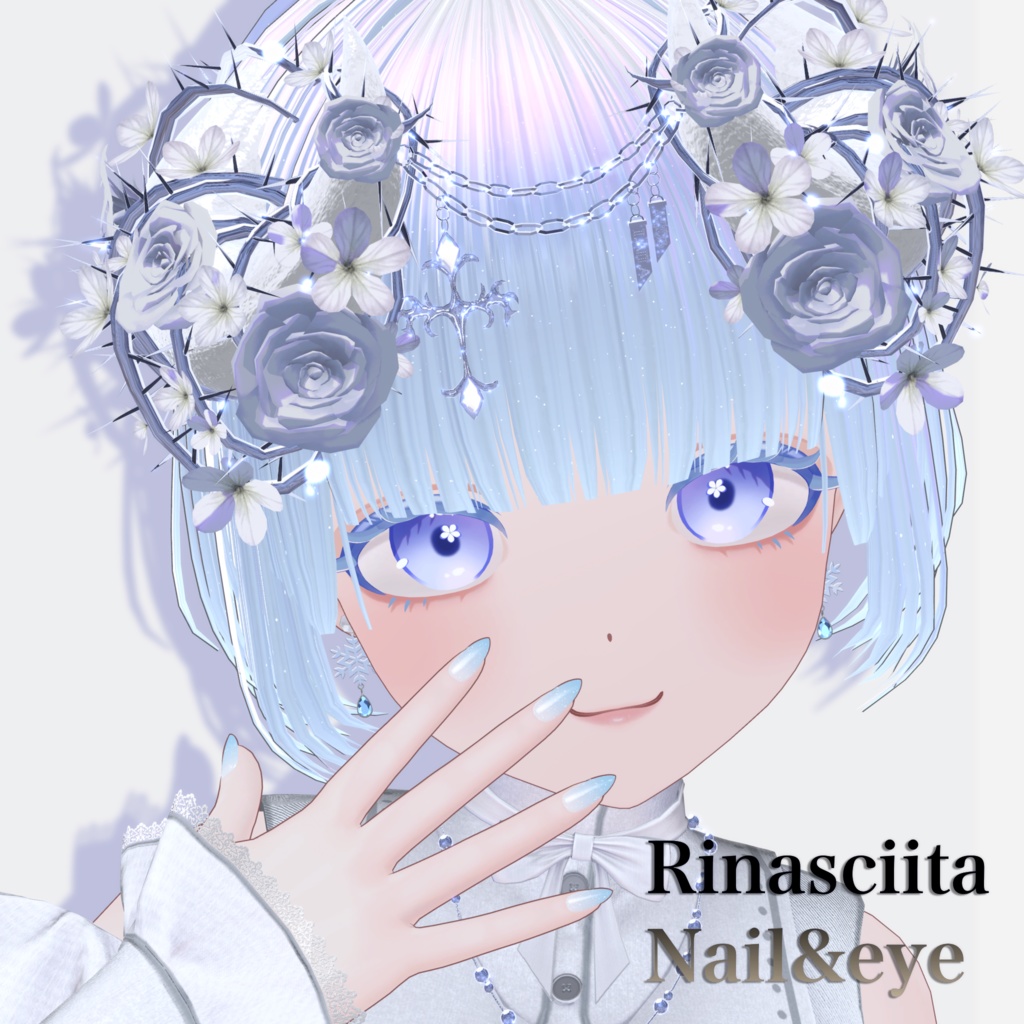 【リナシータ対応】Simple eye & nail image