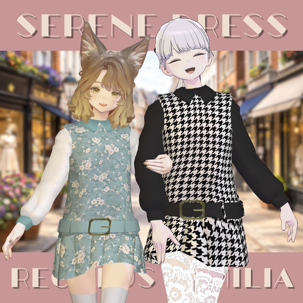 【複数アバター対応】Serene dress【MA対応】 image