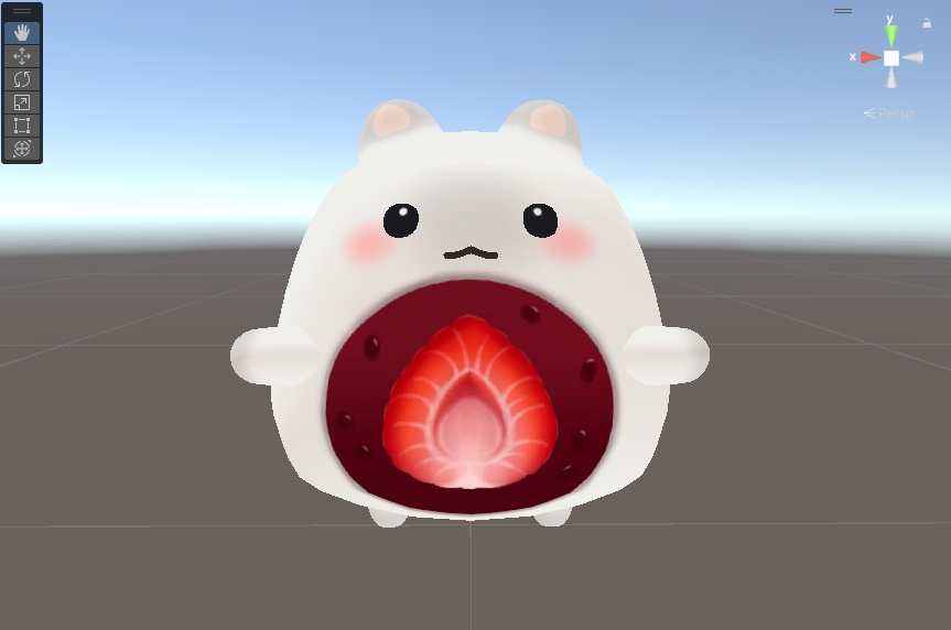 【無料】苺大福はむtexture【FREE】 image
