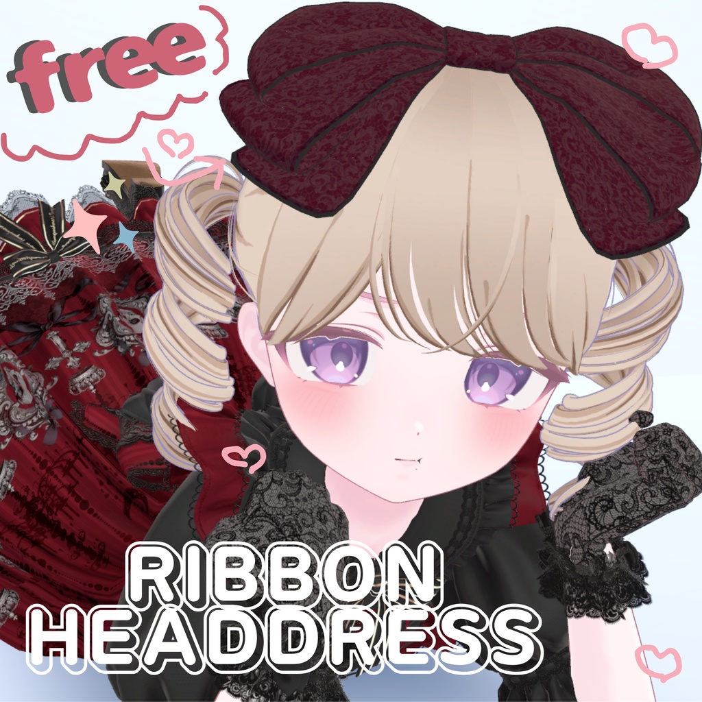 【free/無料】RIBBON HEADDRESS image