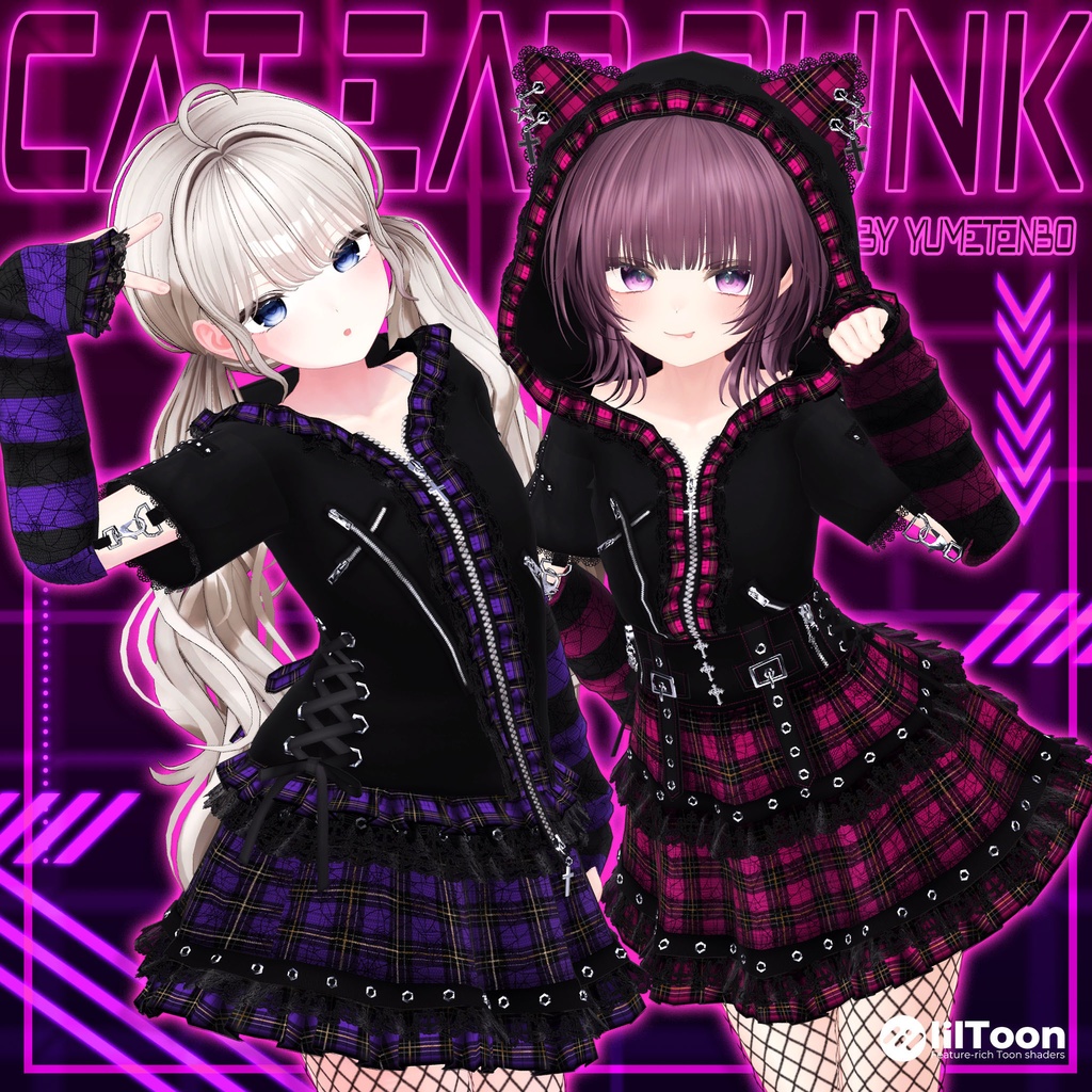 ⛓😽 CatEarPunk / 18アバター対応 😽⛓ image