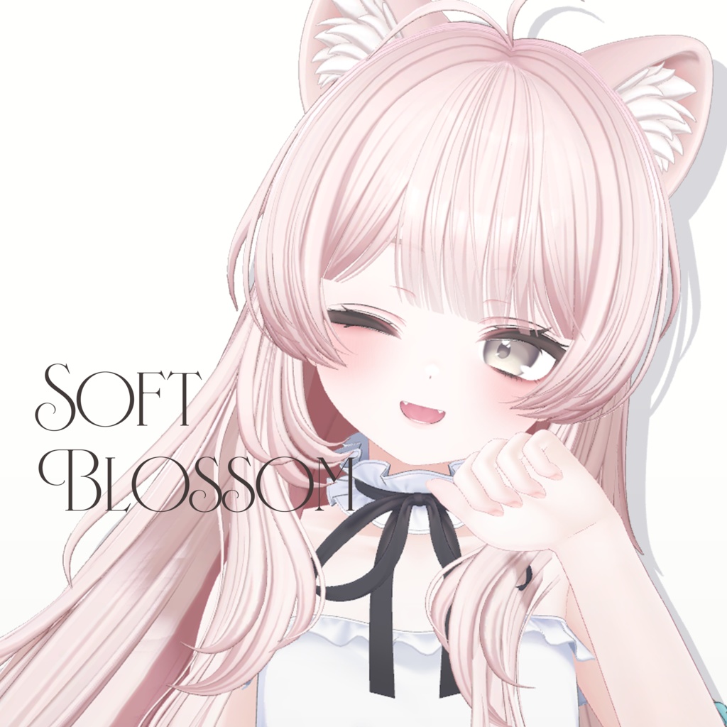 🎀44%SALE🎀 [7 avatars] Soft Blossom Hair image
