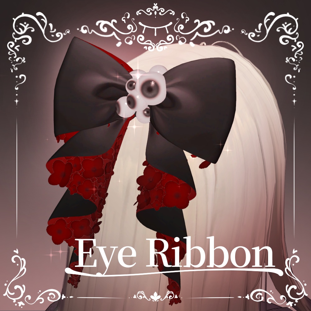 【Free/無料】Eye Ribbon【VRChat】 image