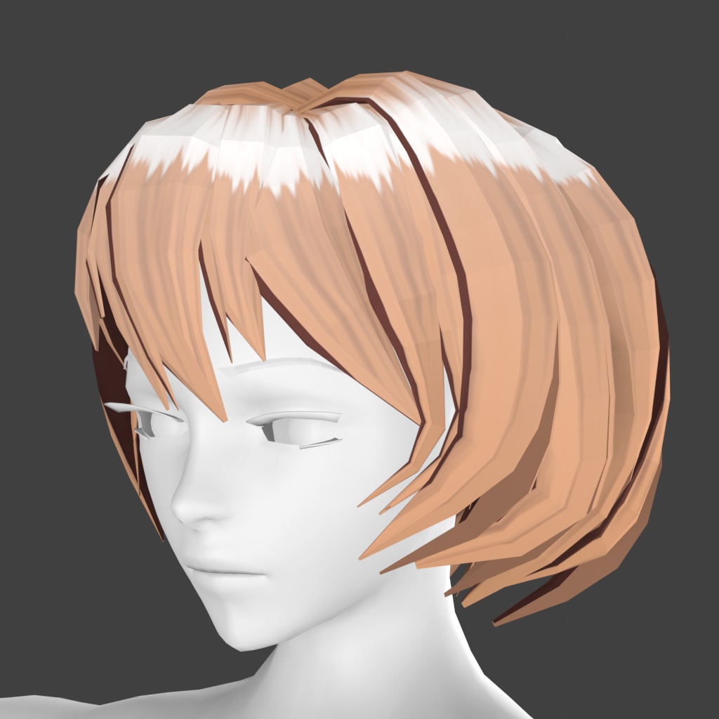 [Unity対応] 髪 （低ポリゴン） image