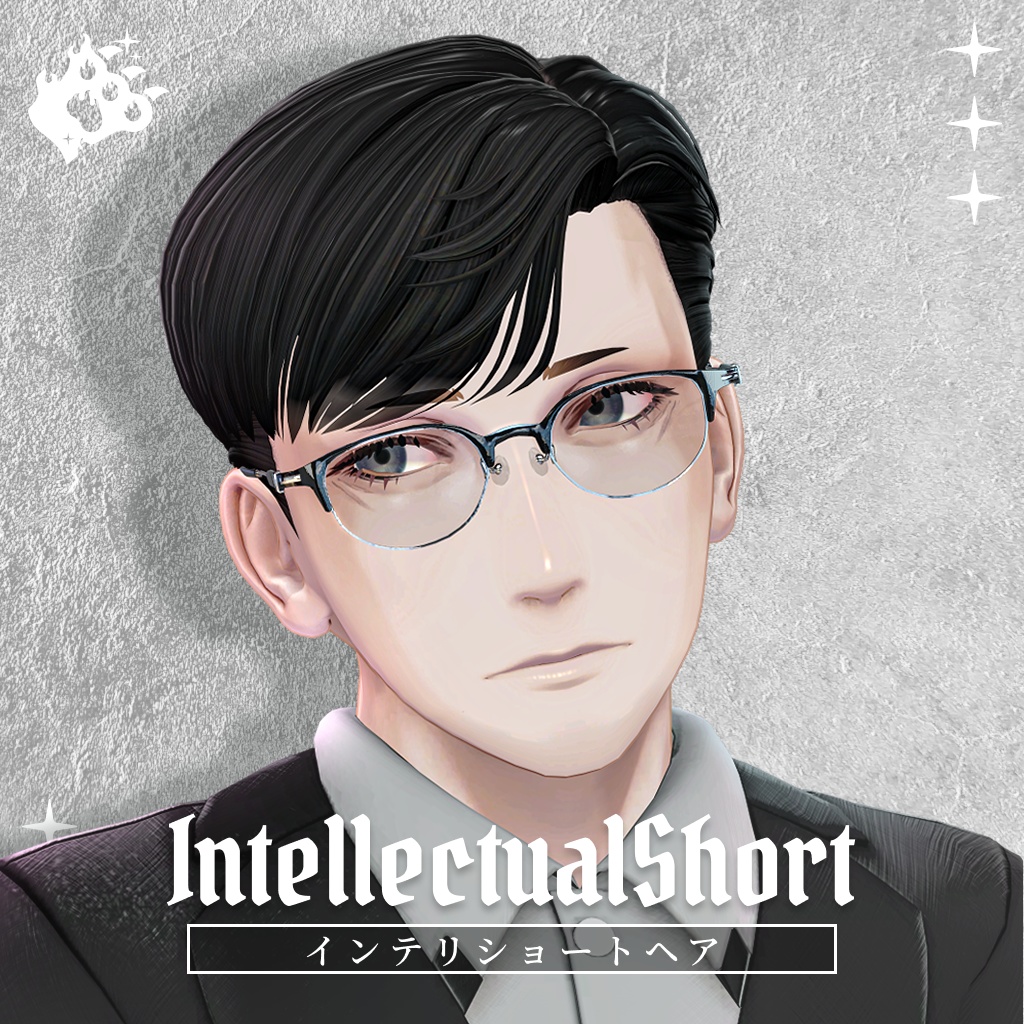 【男性用髪型】✦ インテリショートヘア ✦ 【Zev/ゼヴ 対応済】 image