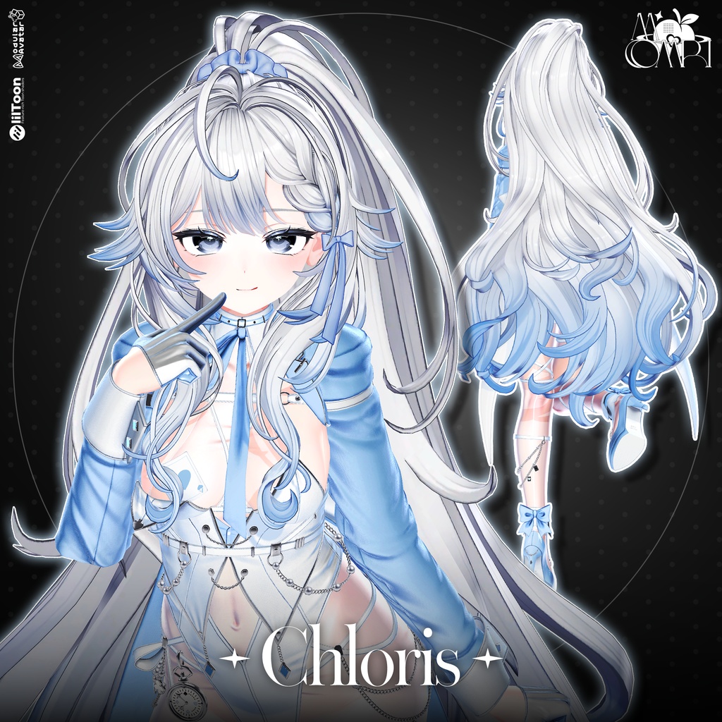 〈18アバター対応〉 ✦｡🖤Chloris_Hair ｡✦ image