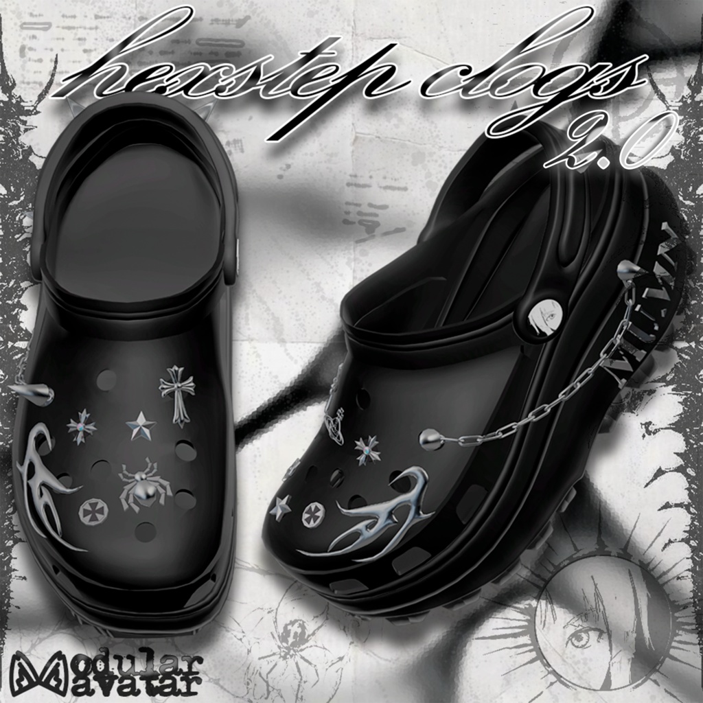 【19アバター対応】 Hexstep Clogs 2.0 🕷️ 【19 Avatars】 image