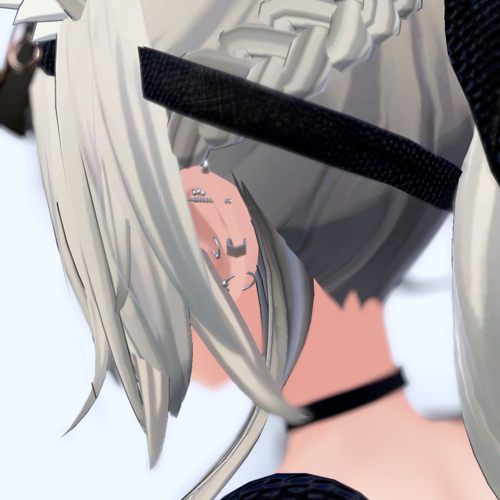【翠羽-Suiha-対応/無料】工具ピアス（左耳） image