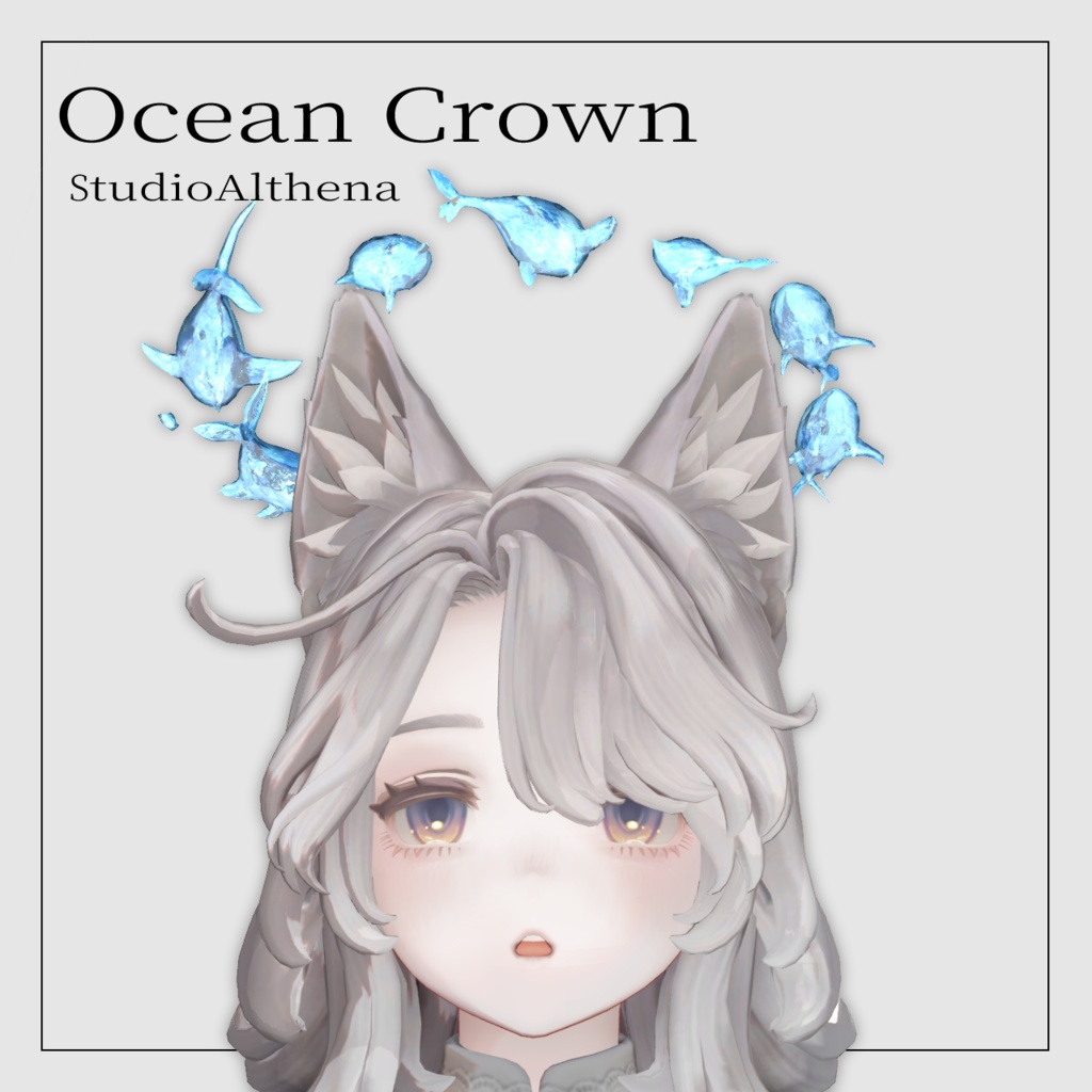 Ocean Crown 魚の宝石ヘイロー【VRChat想定】 image