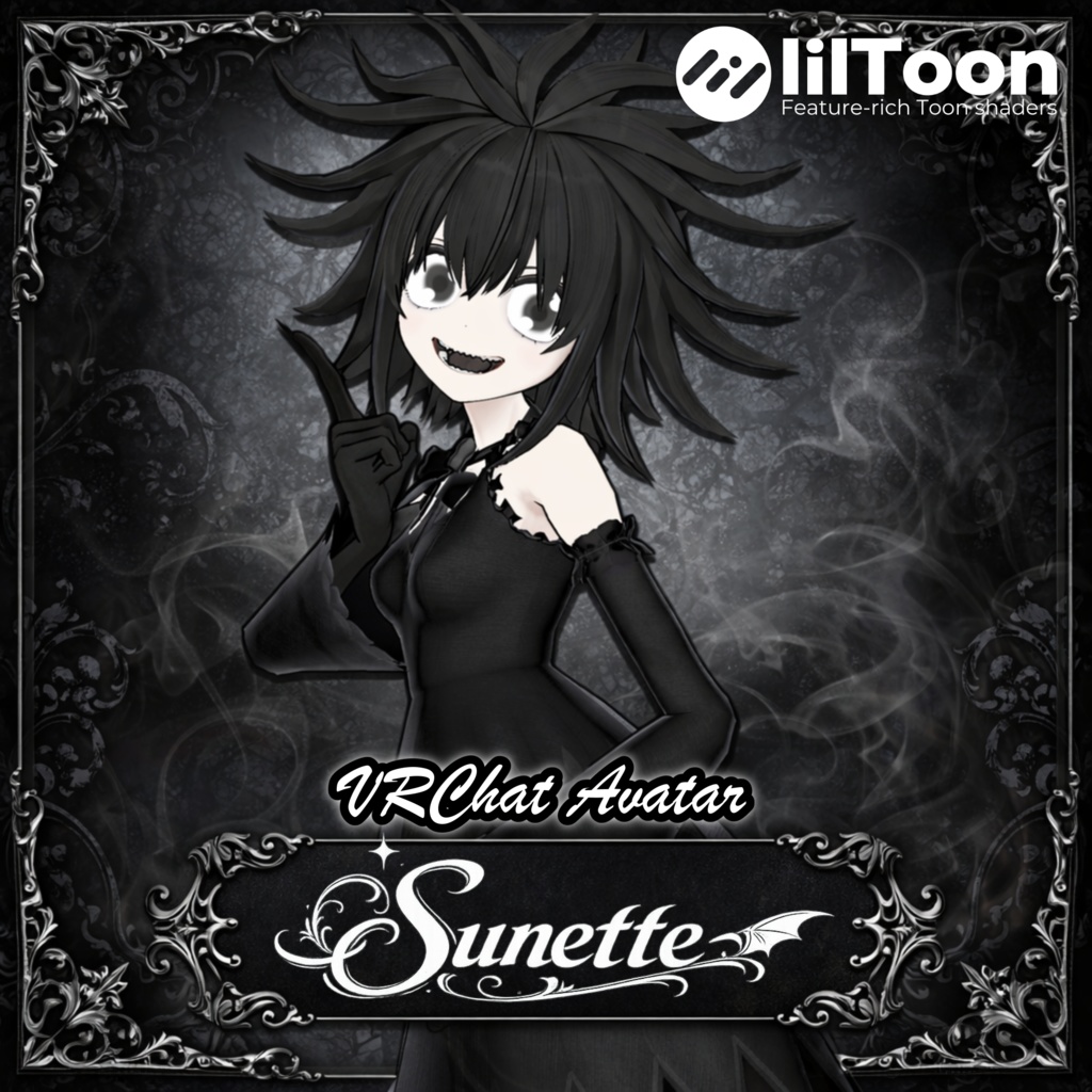 【VRChat向け3Dモデル】サネット -Sunette- (VRC 3D Avatar) image