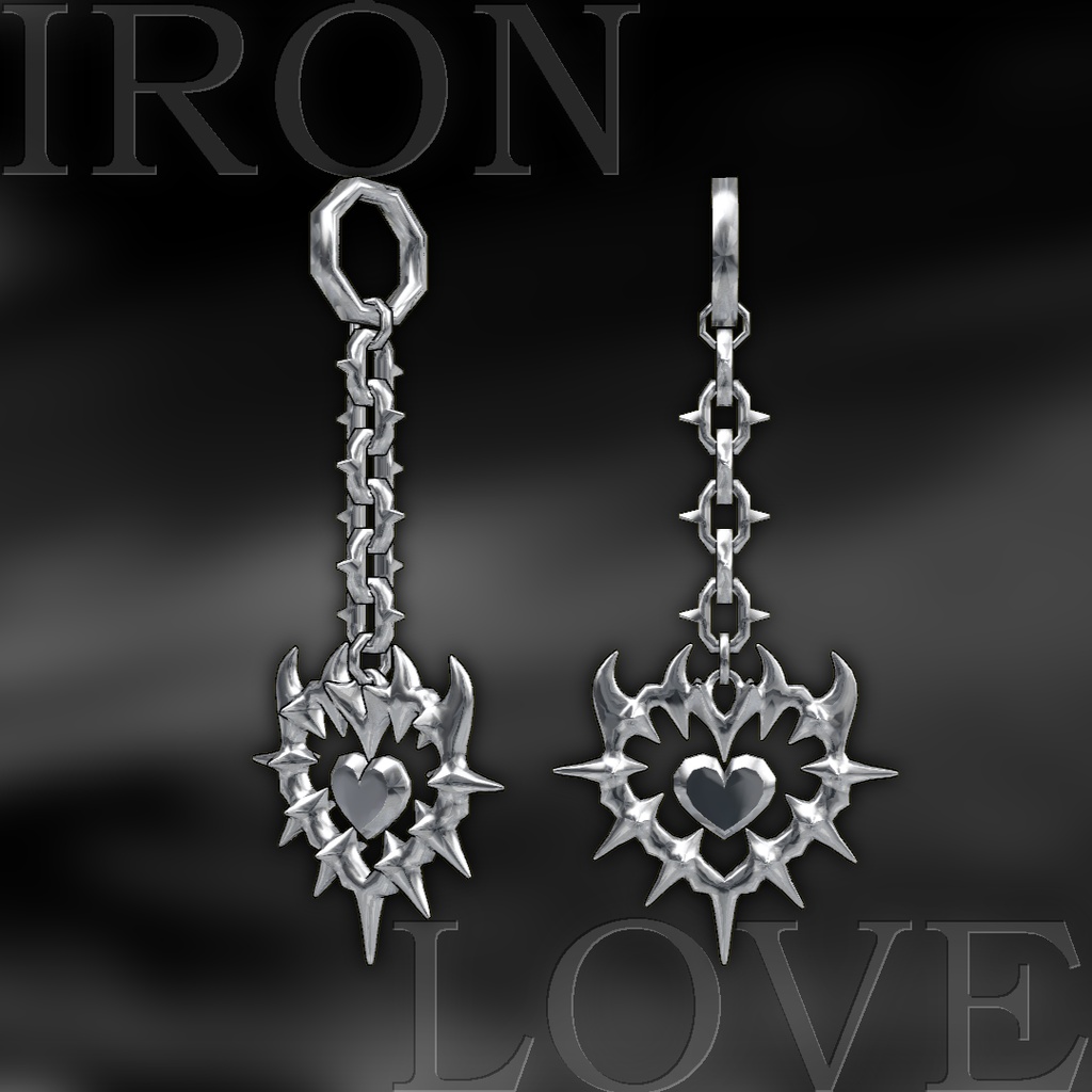 【 Free / 無料 】IronLove(earrings) image