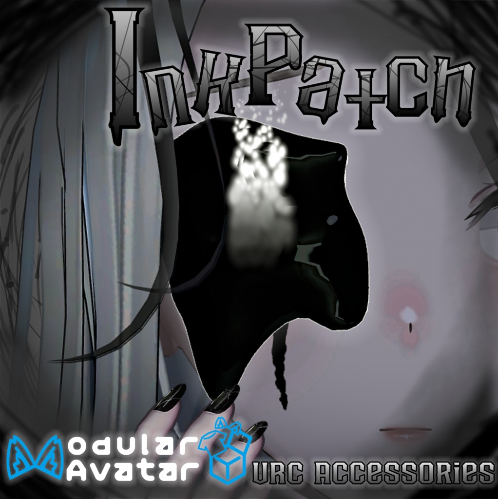 InkPatch/アイパッチ風アイテム+ミルティナ用おまけテクスチャ【MA対応】 image