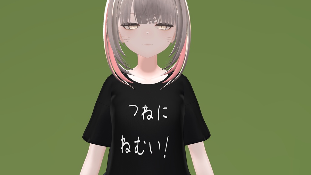 Tシャツ用テクスチャ　つねにねむい！【真央-mao-対応/無料】 image