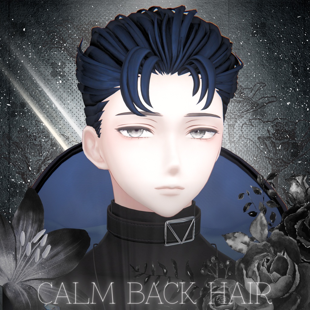 【4アバター対応】CalmBackHair image