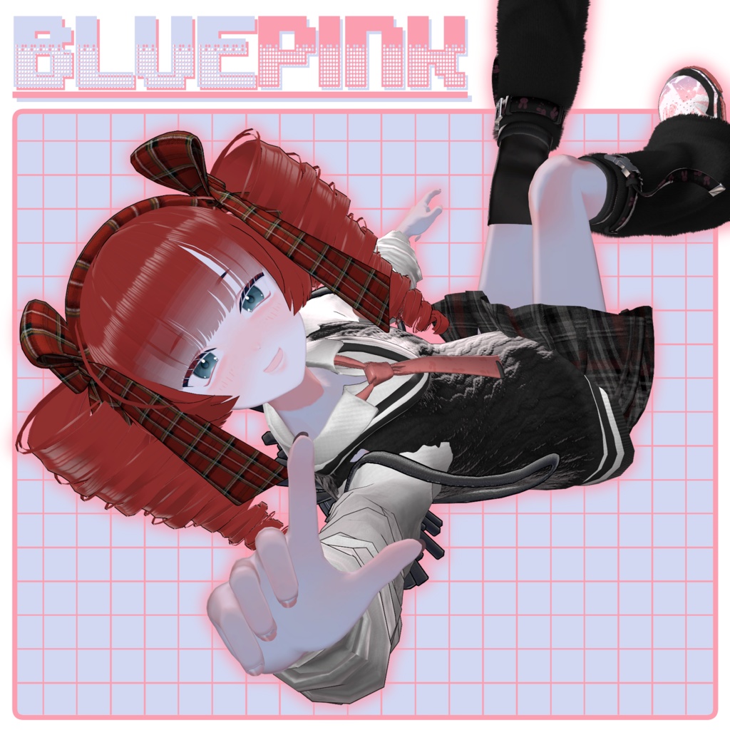 【くうた専用】BluePink【スキン、アイテクスチャ】 image