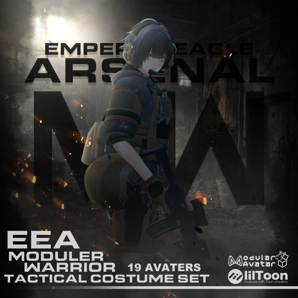 ～EEA Moduler Warrior～ Modern tactical costume set [19アバター対応] image