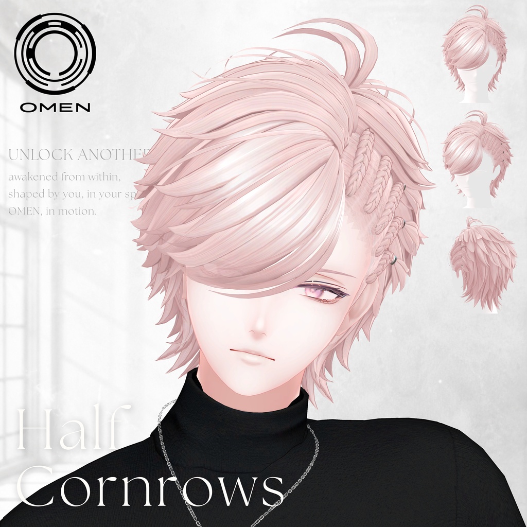 ✧SALE✧【Hair】Half Cornrows / OMEN image