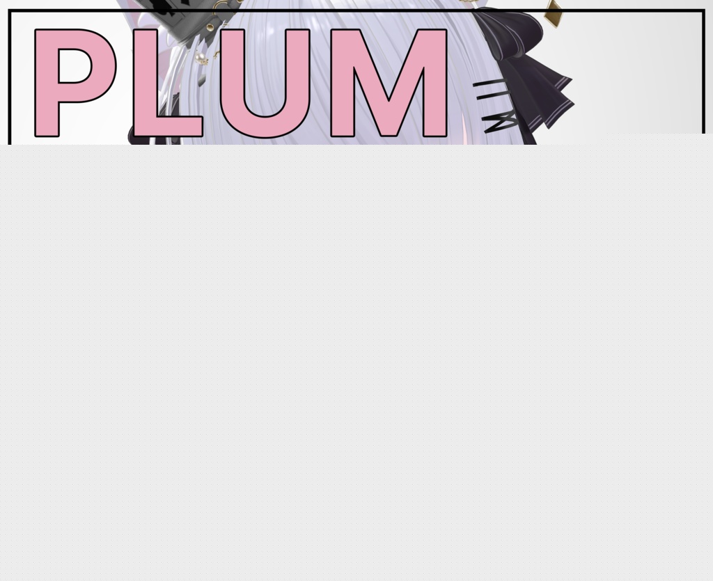 💜 プラム / Plum 💜 目テクスチャ & ブレンドシェイプ Eye Texture & BlendShape -White- image