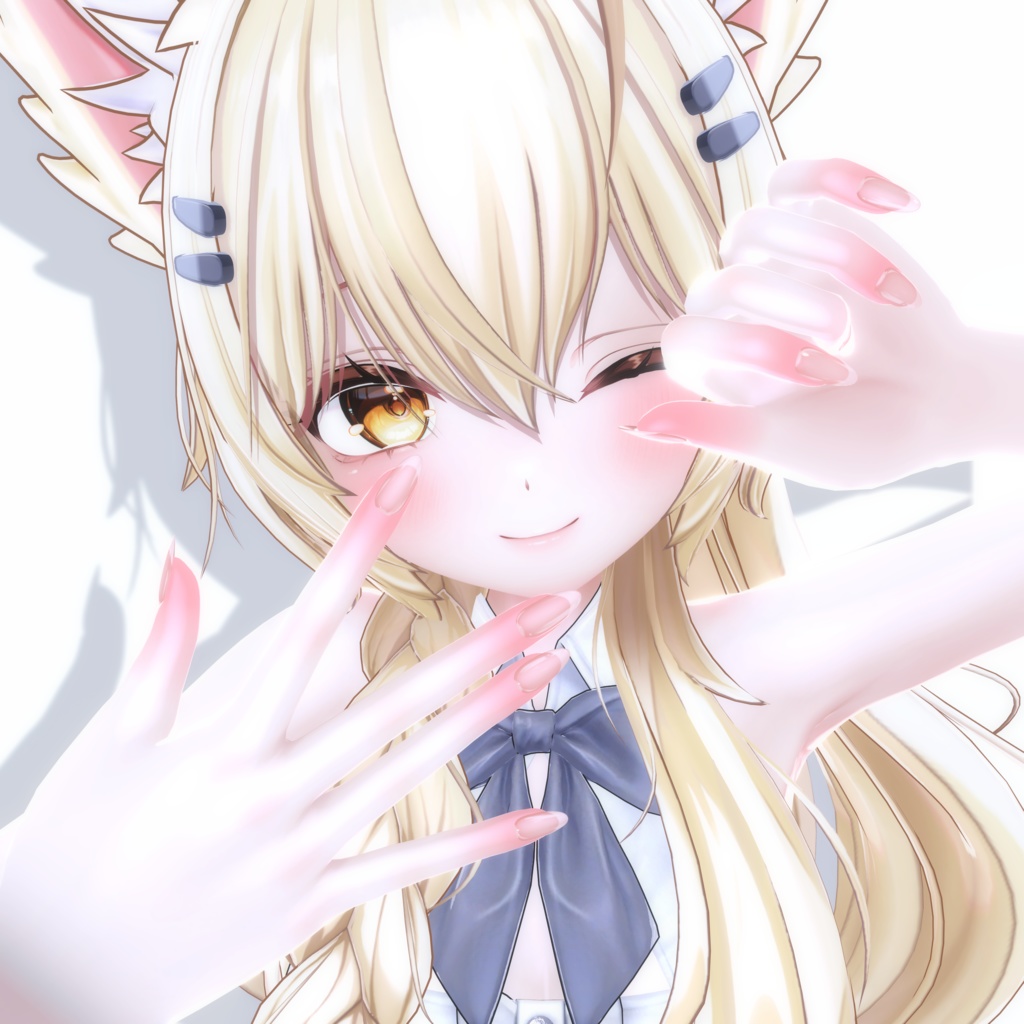 【無料】まよ専用指先チーク image